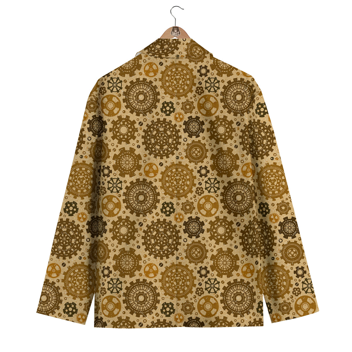 Steampunk Print Pattern Men's Blazer-grizzshop
