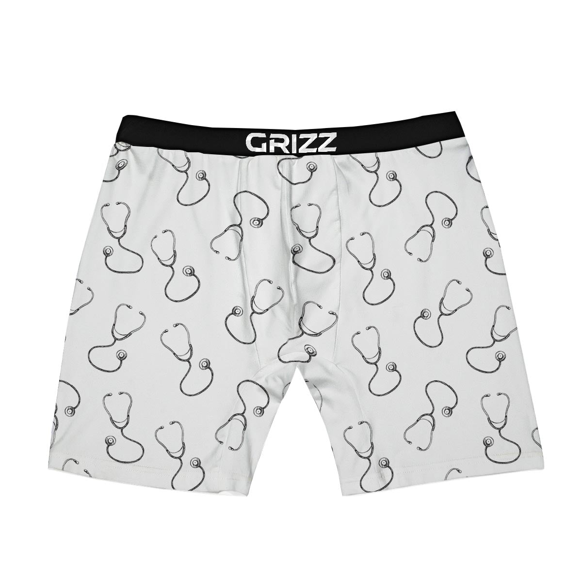 Stethoscope Sign Print Pattern Boxer Briefs-grizzshop