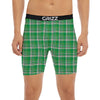 Stewart Plaid Saint Patrick's Day Print Pattern Boxer Briefs-grizzshop