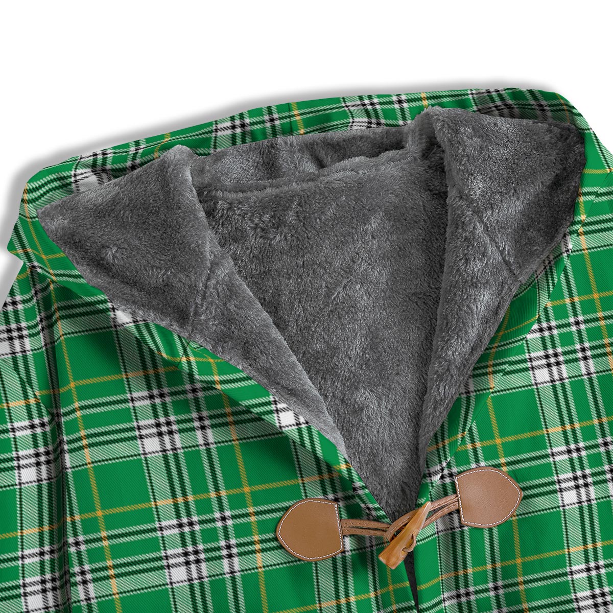 Stewart Plaid Saint Patrick's Day Print Pattern Men's Windbreaker Jacket-grizzshop