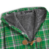 Stewart Plaid Saint Patrick's Day Print Pattern Men's Windbreaker Jacket-grizzshop