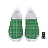 Stewart Plaid Saint Patrick's Day Print Pattern Nurse Shoes-grizzshop