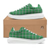 Stewart Plaid Saint Patrick's Day Print Pattern Platform Shoes-grizzshop