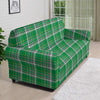 Stewart Plaid Saint Patrick's Day Print Pattern Sofa Cover-grizzshop