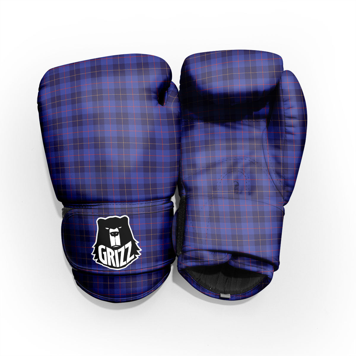 Stewart Tartan Deep Blue Print Pro Boxing Glove