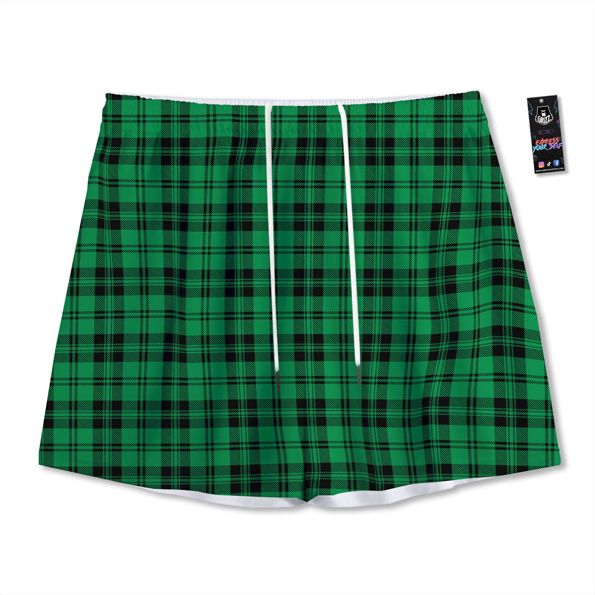 Space Dark Print Mesh Shorts