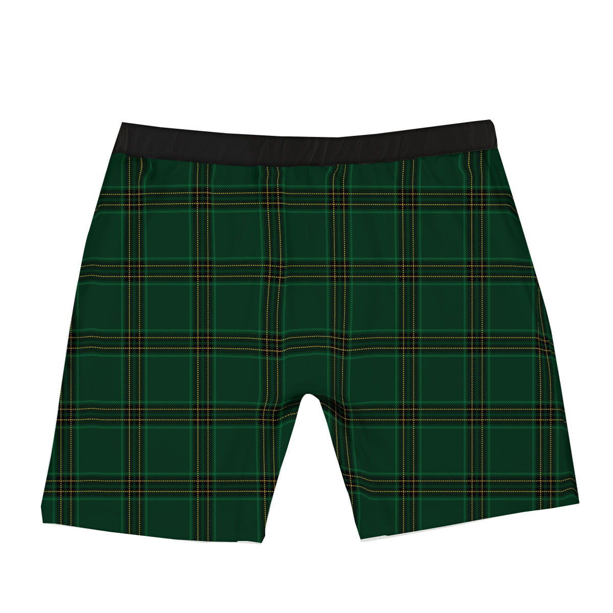 Stewart Tartan Green Print Pattern Boxer Briefs-grizzshop