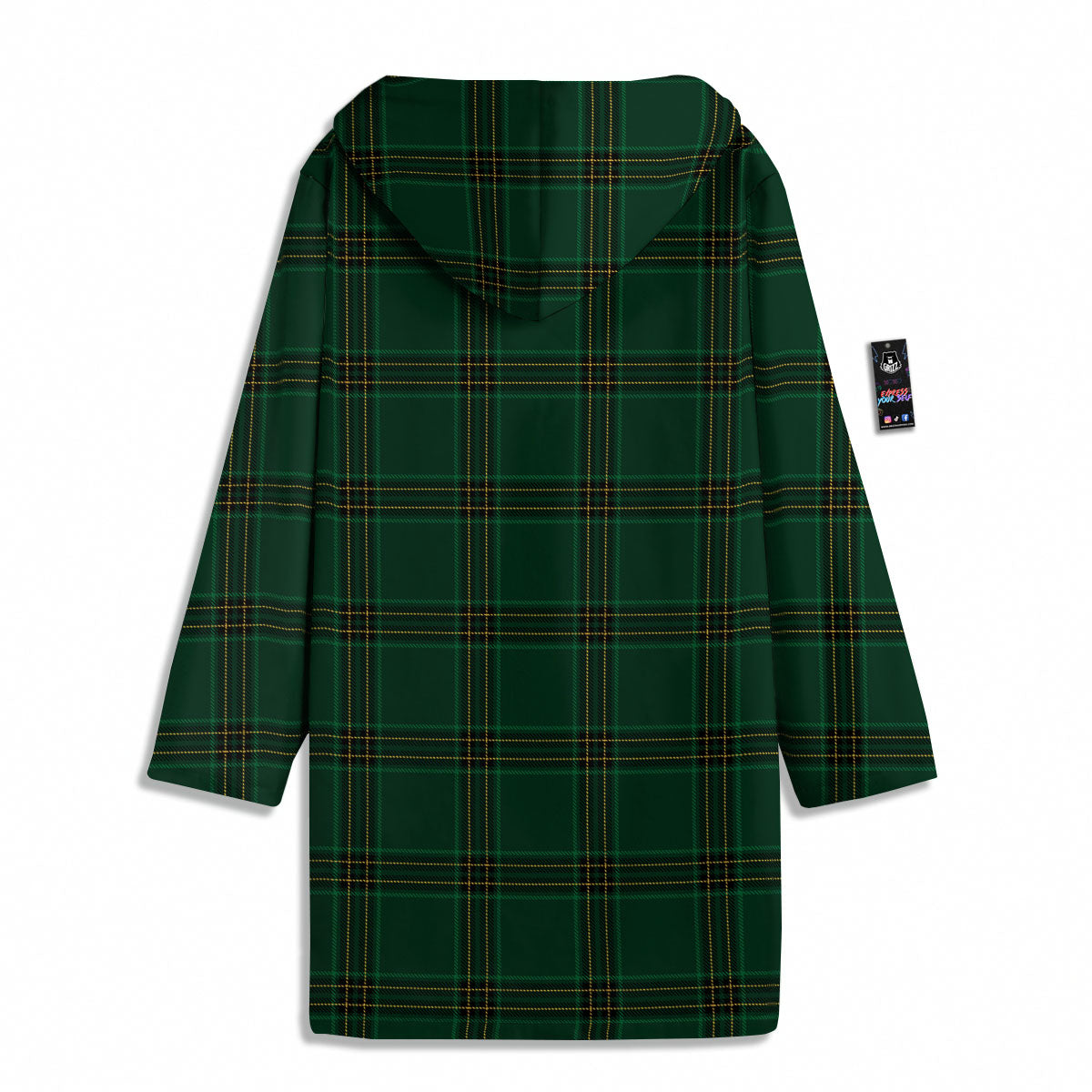 Stewart Tartan Green Print Pattern Men's Windbreaker Jacket-grizzshop