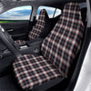 Stewart Tartan Red And Black Print Car Seat Covers-grizzshop