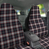 Stewart Tartan Red And Black Print Car Seat Covers-grizzshop