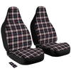 Stewart Tartan Red And Black Print Car Seat Covers-grizzshop