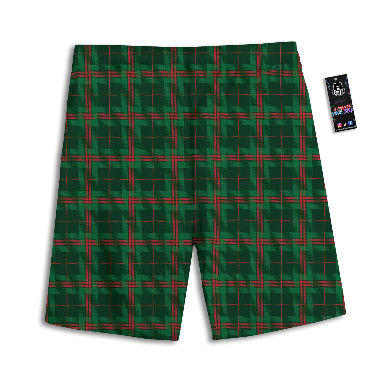 Surface Ocean Print Men's Athletic Shorts