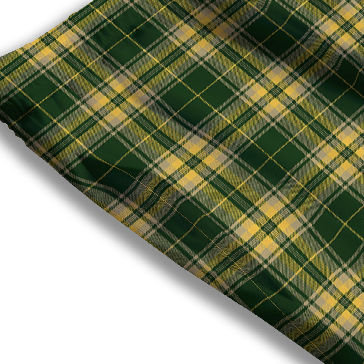 Stewart Tartan Yellow And Green Print Mesh Shorts