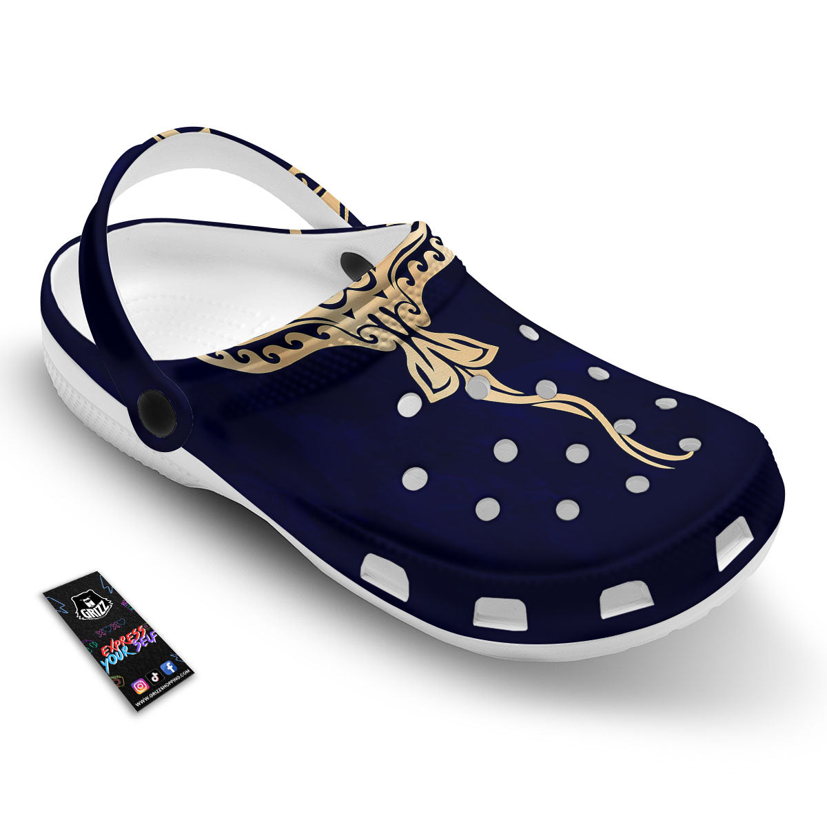 Stingray Spiritual Golden Print Clog-grizzshop