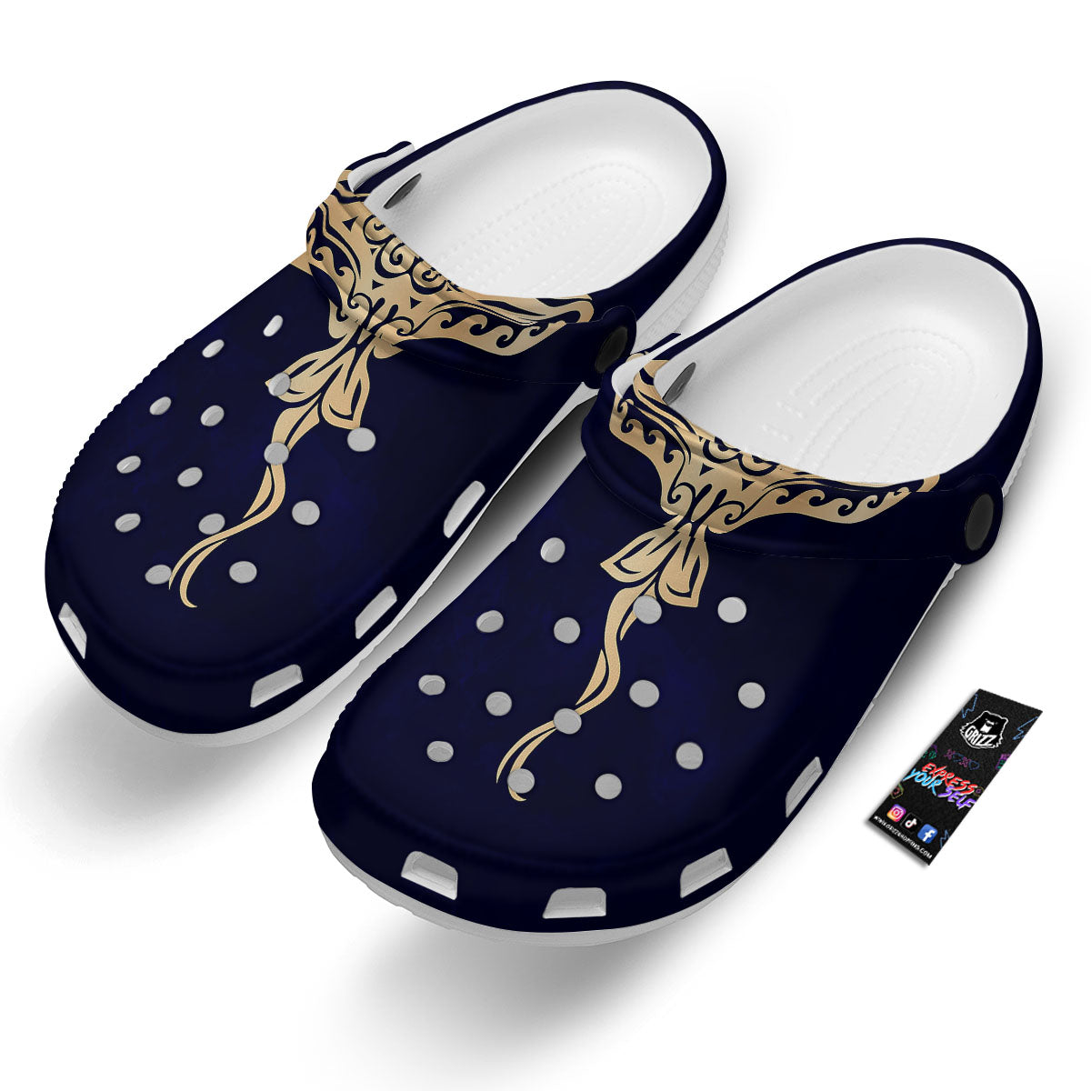 Stingray Spiritual Golden Print Clog-grizzshop