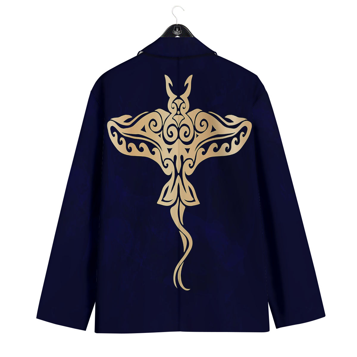 Stingray Spiritual Golden Print Men's Sport Coat-grizzshop