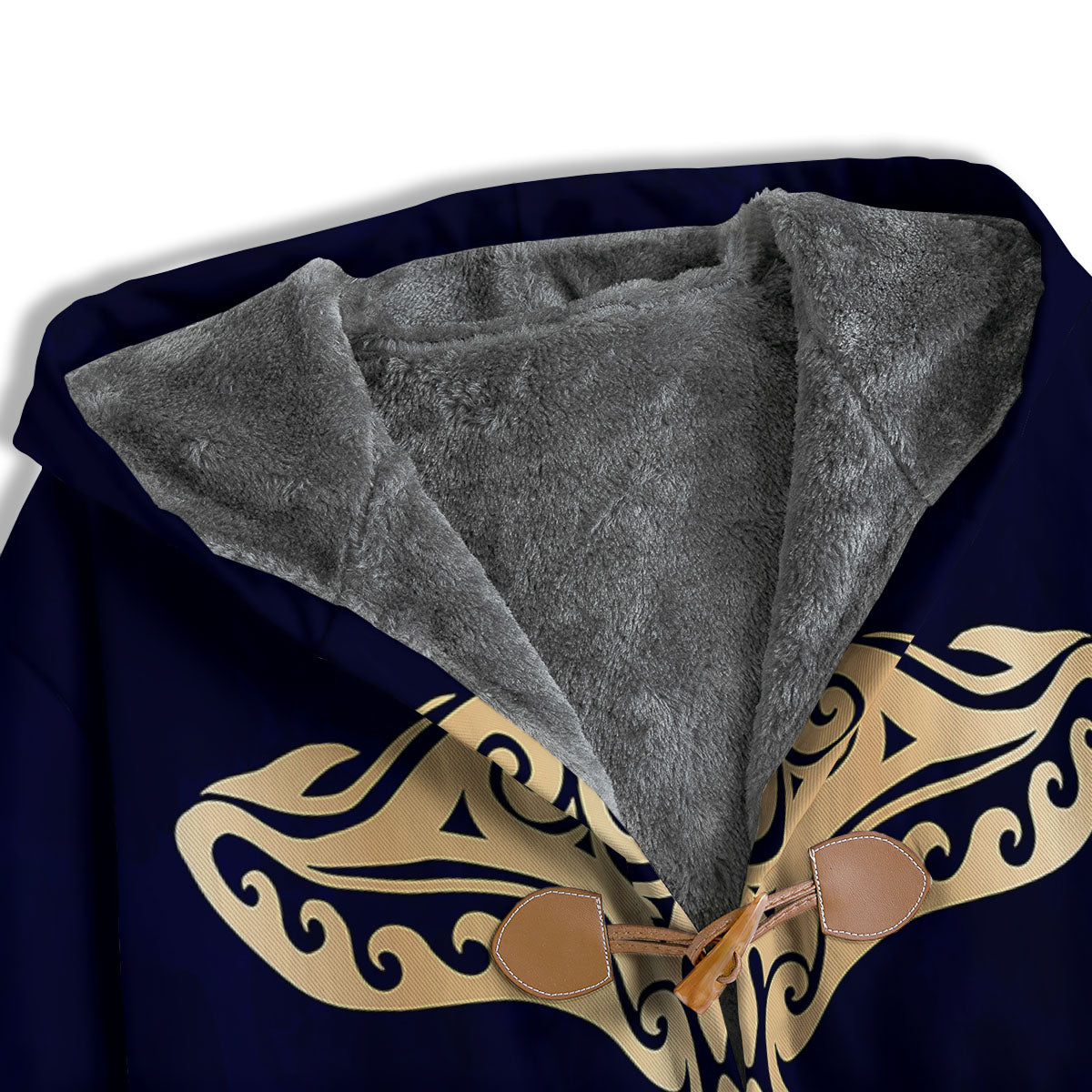 Stingray Spiritual Golden Print Men's Windbreaker Jacket-grizzshop