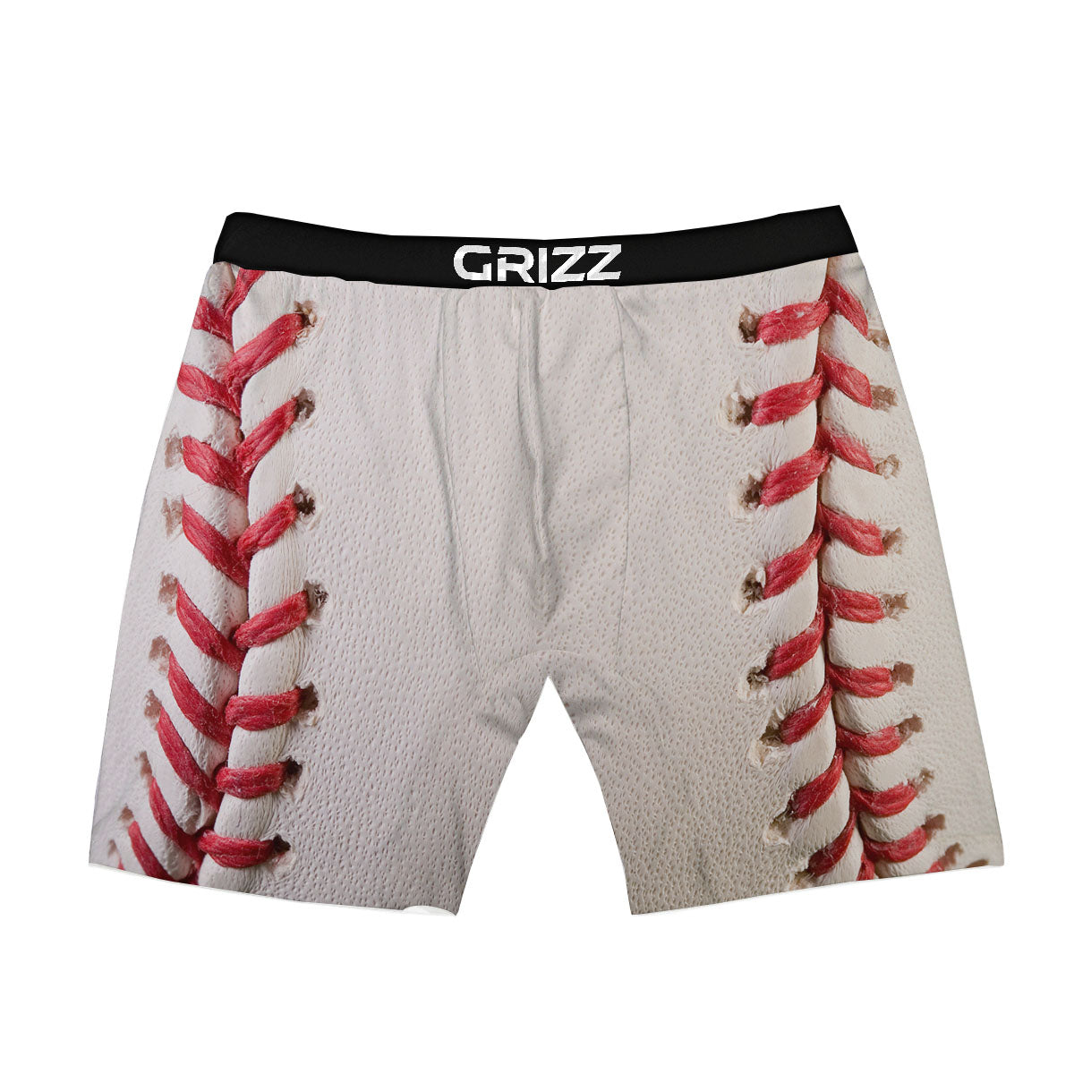 Stitching Baseball Print Boxer Briefs-grizzshop