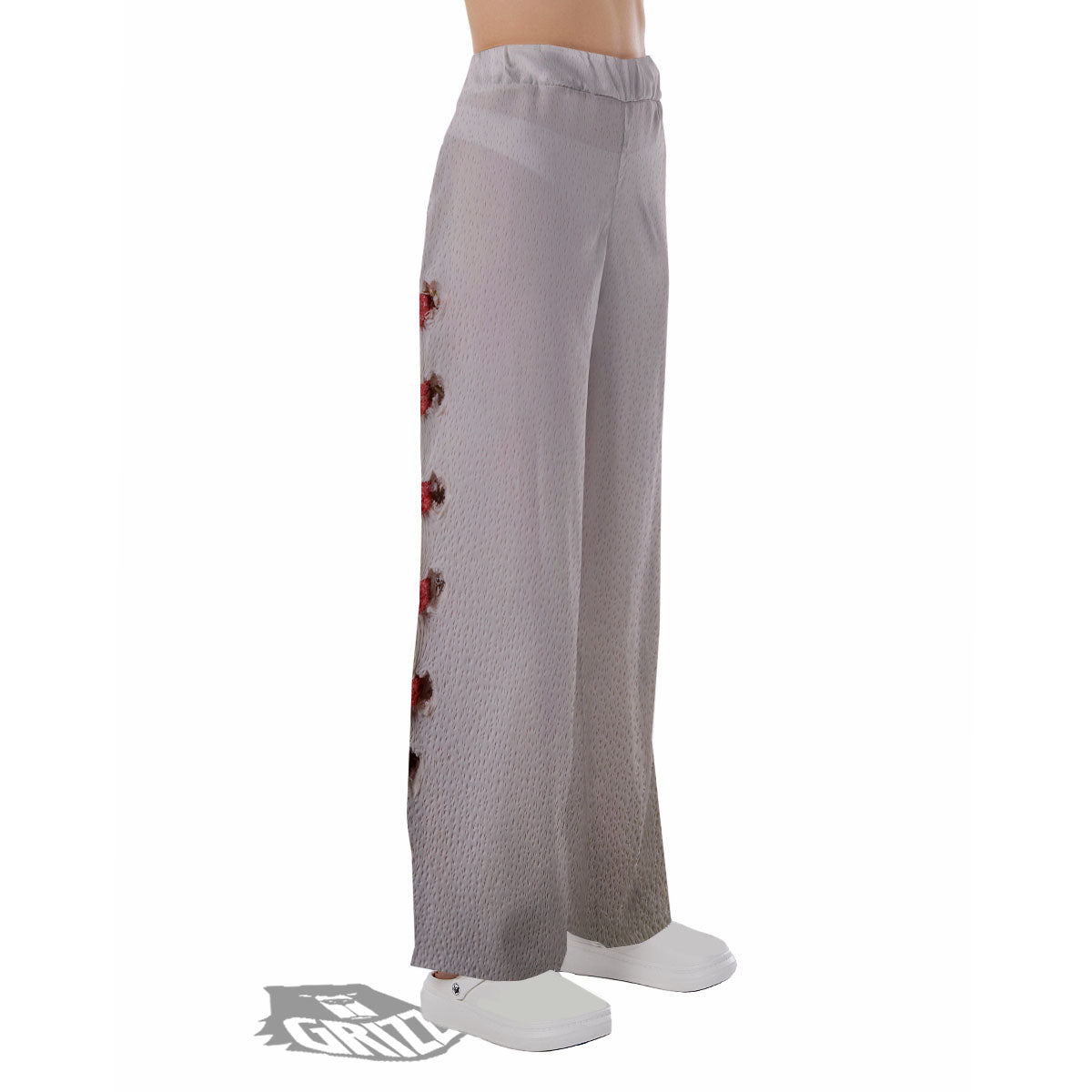 Stitching Baseball Print Pajama Pants-grizzshop