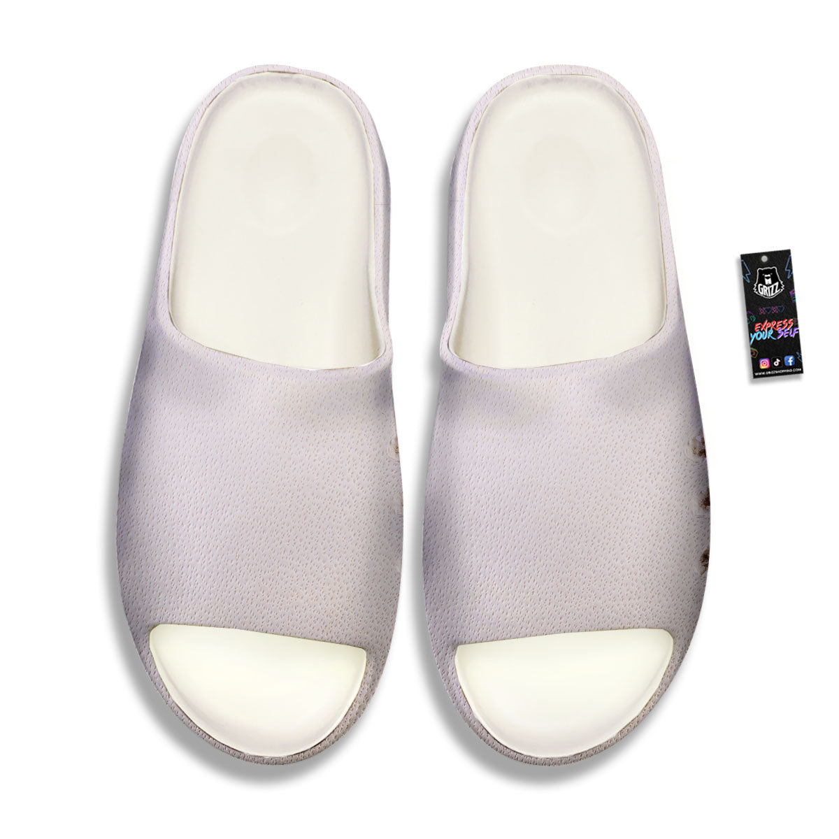 Stitching Baseball Print Sandals-grizzshop