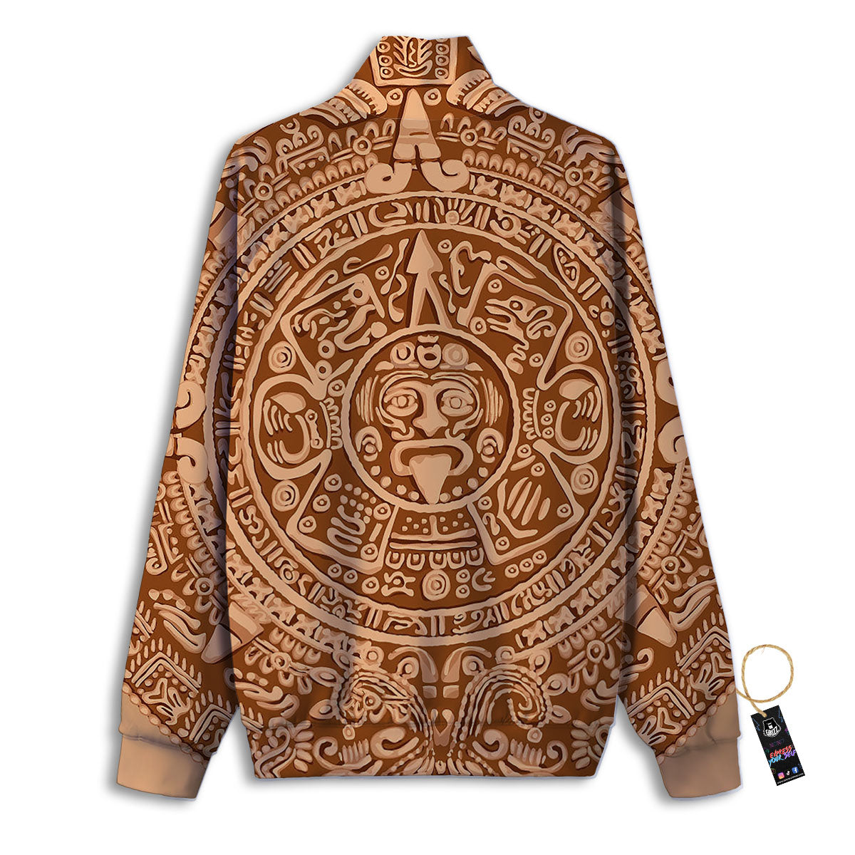 Stone Mayan Print Track Jacket-grizzshop