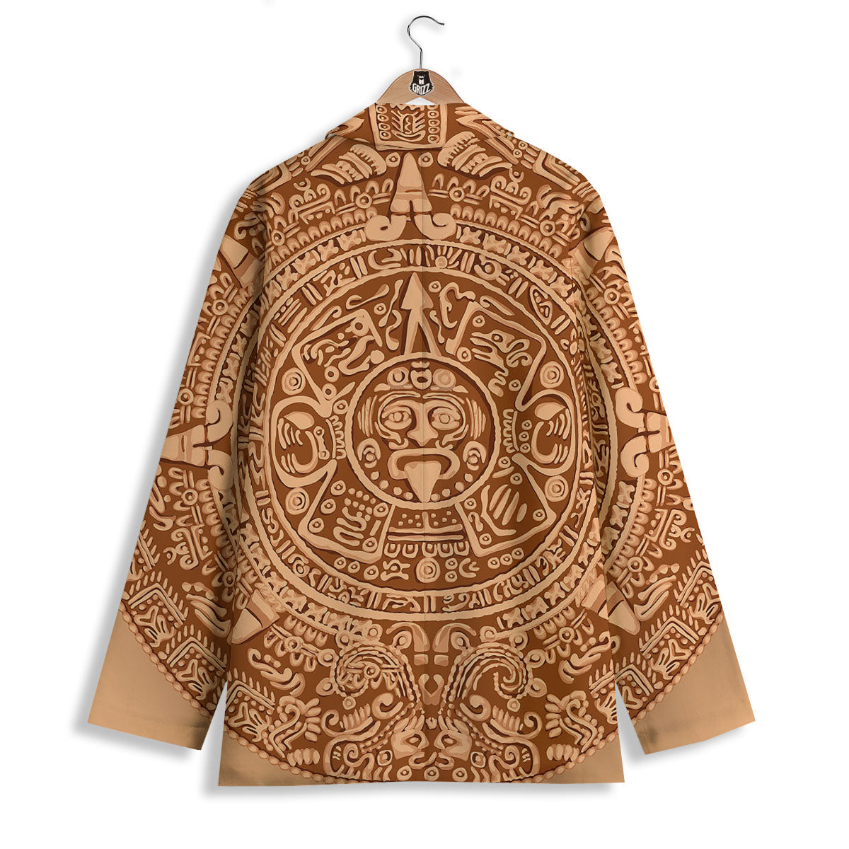 Stone Mayan Print Women's Blazer-grizzshop