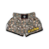 Stone Pastel Color Print Pattern Muay Thai Boxing Shorts-grizzshop