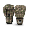 Stone Texture And Moss Print Pattern Boxing Gloves-grizzshop