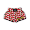 Strawberry Pattern Print Muay Thai Boxing Shorts-grizzshop