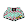 Strawberry Print Pattern Muay Thai Boxing Shorts-grizzshop