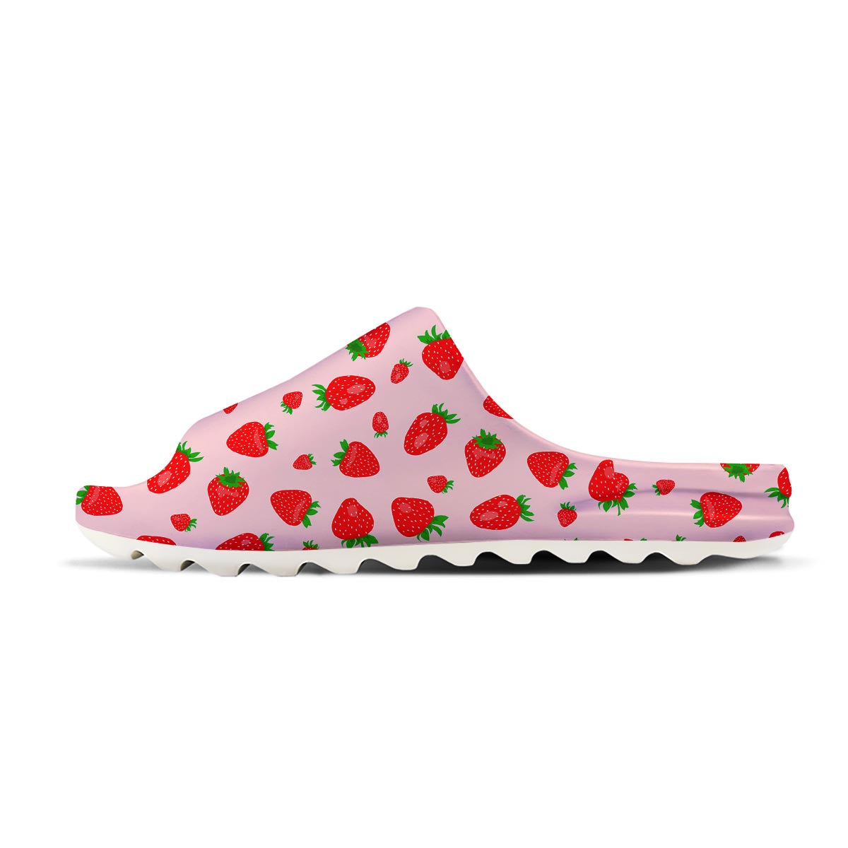 Strawberry Red Print Pattern Sandals-grizzshop