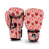 Strawberry Slice Print Pattern Boxing Gloves-grizzshop