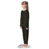 String Lights Colorful Christmas Print Kid's Pajamas-grizzshop