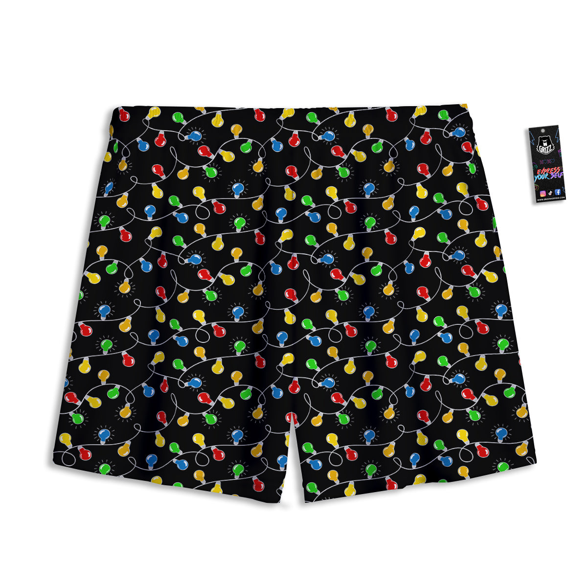 Snake Eye Green Print Mesh Shorts