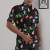 String Lights LED Christmas Print Untucked Shirts-grizzshop