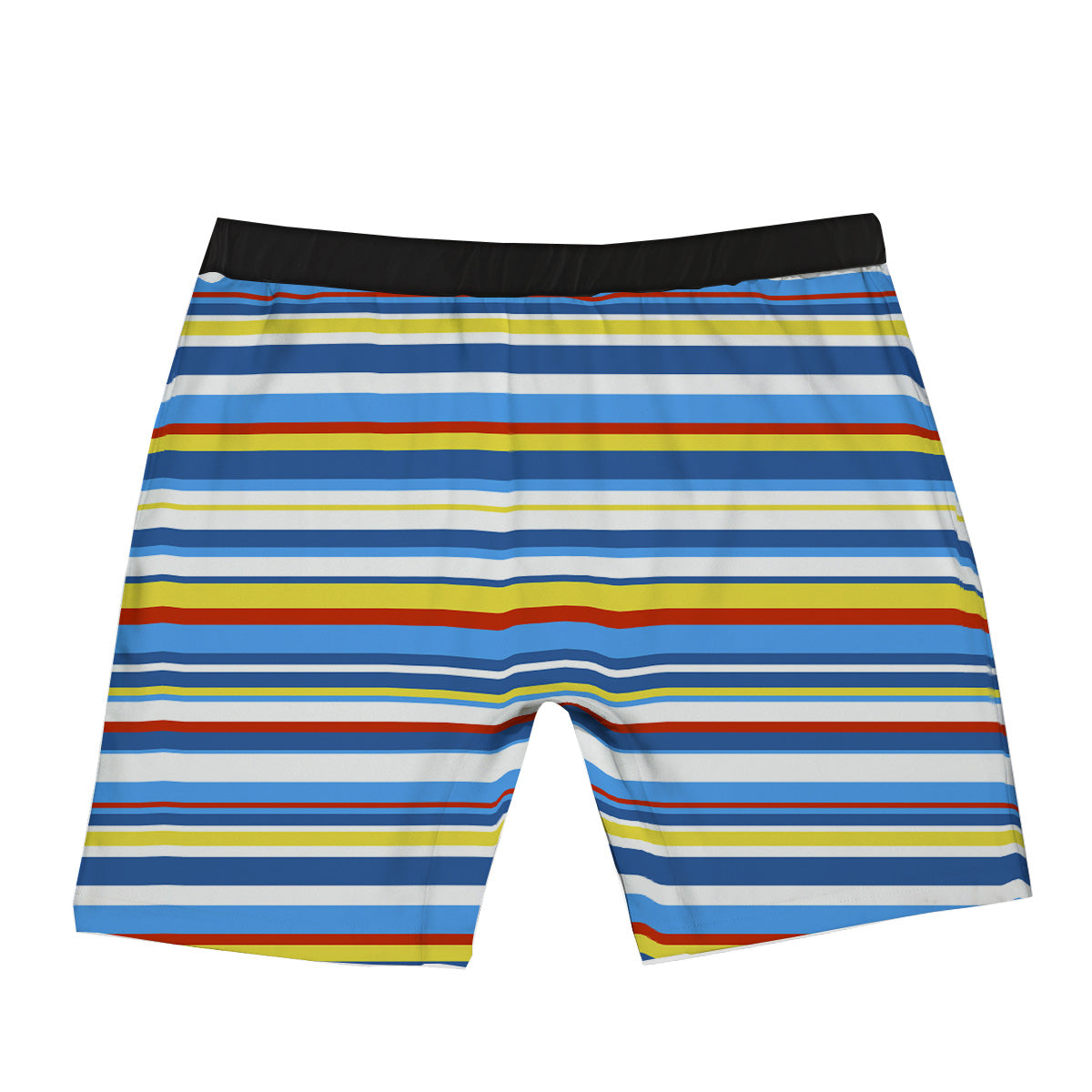 Stripe Autism Awareness Color Print Pattern Boxer Briefs-grizzshop