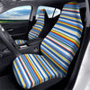 Stripe Autism Awareness Color Print Pattern Car Seat Covers-grizzshop