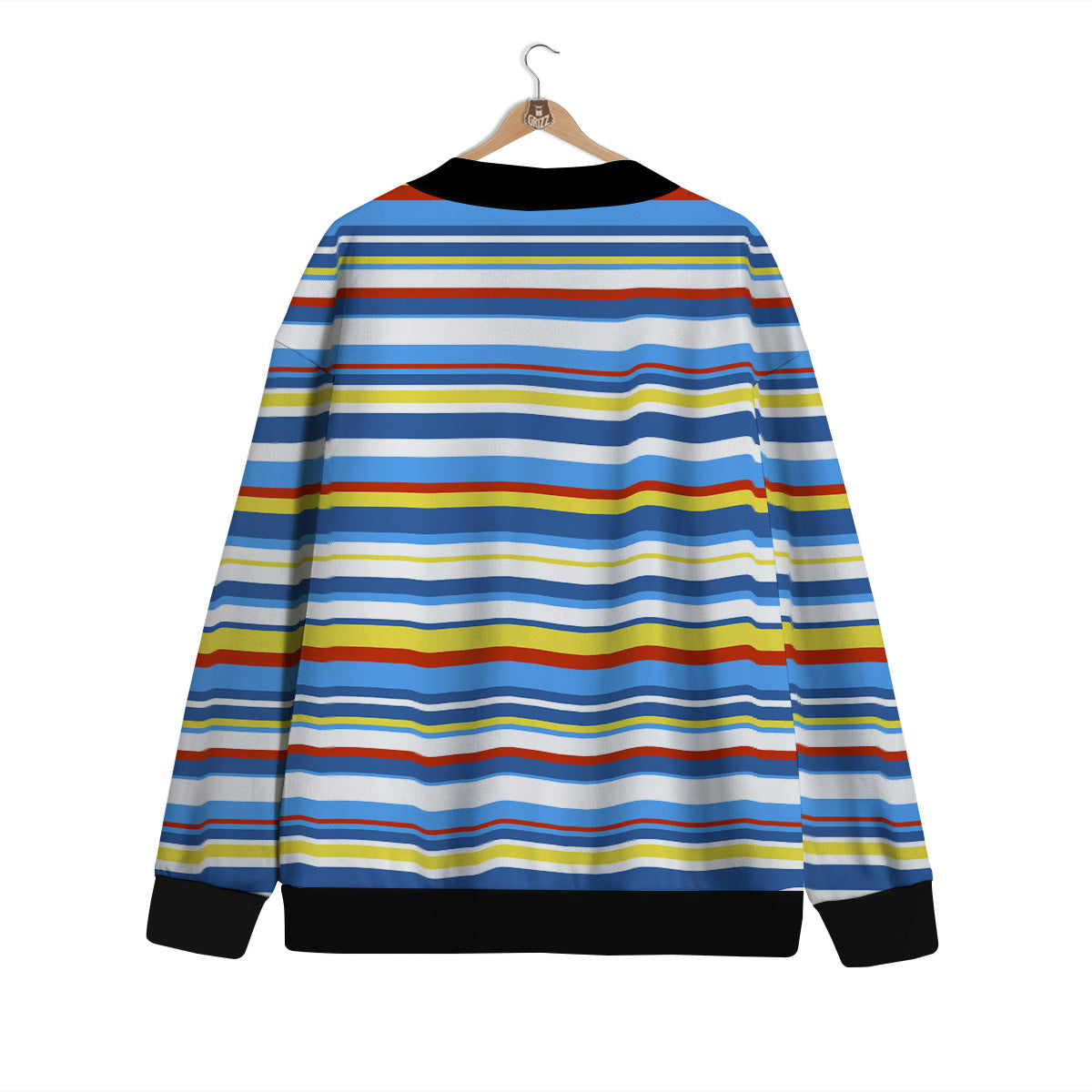 Stripe Autism Awareness Color Print Pattern Cardigan-grizzshop