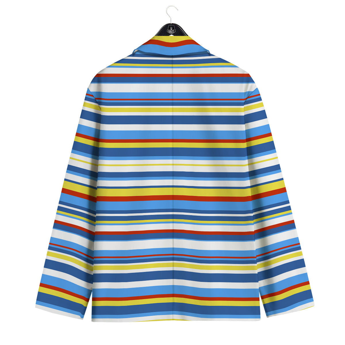 Stripe Autism Awareness Color Print Pattern Men's Sport Coat-grizzshop