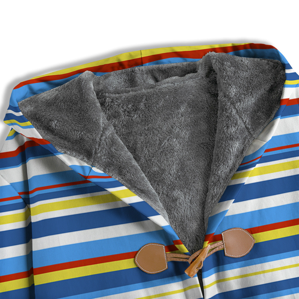 Stripe Autism Awareness Color Print Pattern Men's Windbreaker Jacket-grizzshop