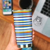 Stripe Autism Awareness Color Print Pattern Tumbler-grizzshop