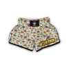 Stripe Avocado Muay Thai Boxing Shorts-grizzshop