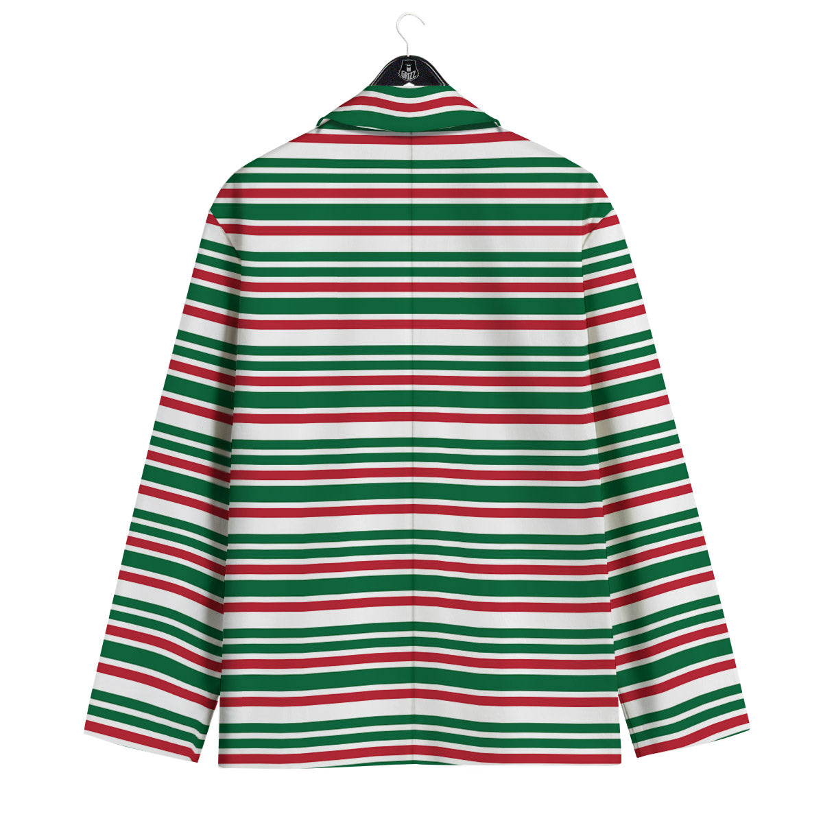 Stripe Candy Cane Print Pattern Men's Sport Coat-grizzshop