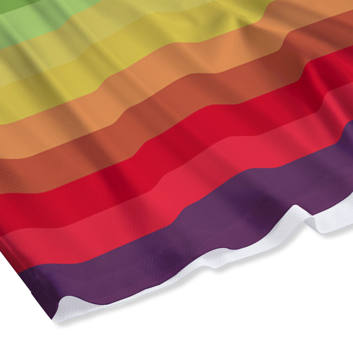 Stripe Rainbow Print Pattern Mesh Shorts