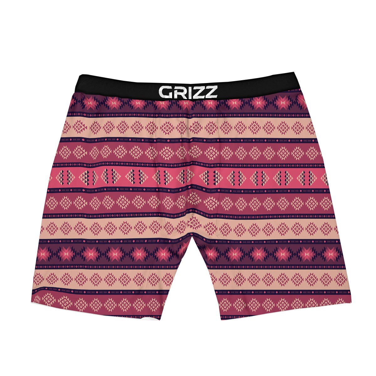 Stripe Southwestern Print Pattern Boxer Briefs-grizzshop