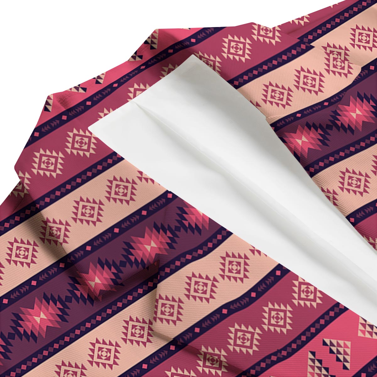 Stripe Southwestern Print Pattern Men's Blazer-grizzshop