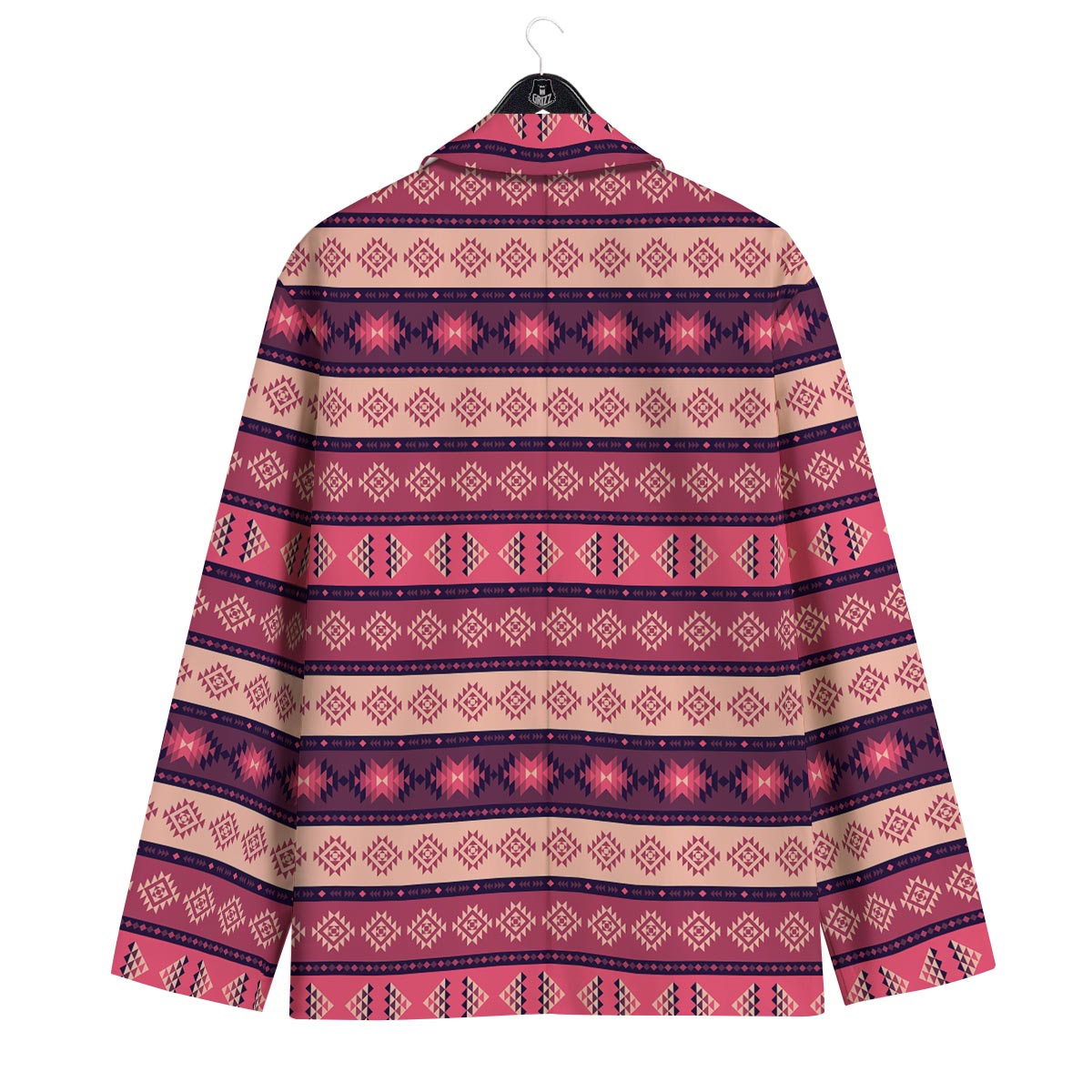 Stripe Southwestern Print Pattern Men's Sport Coat-grizzshop
