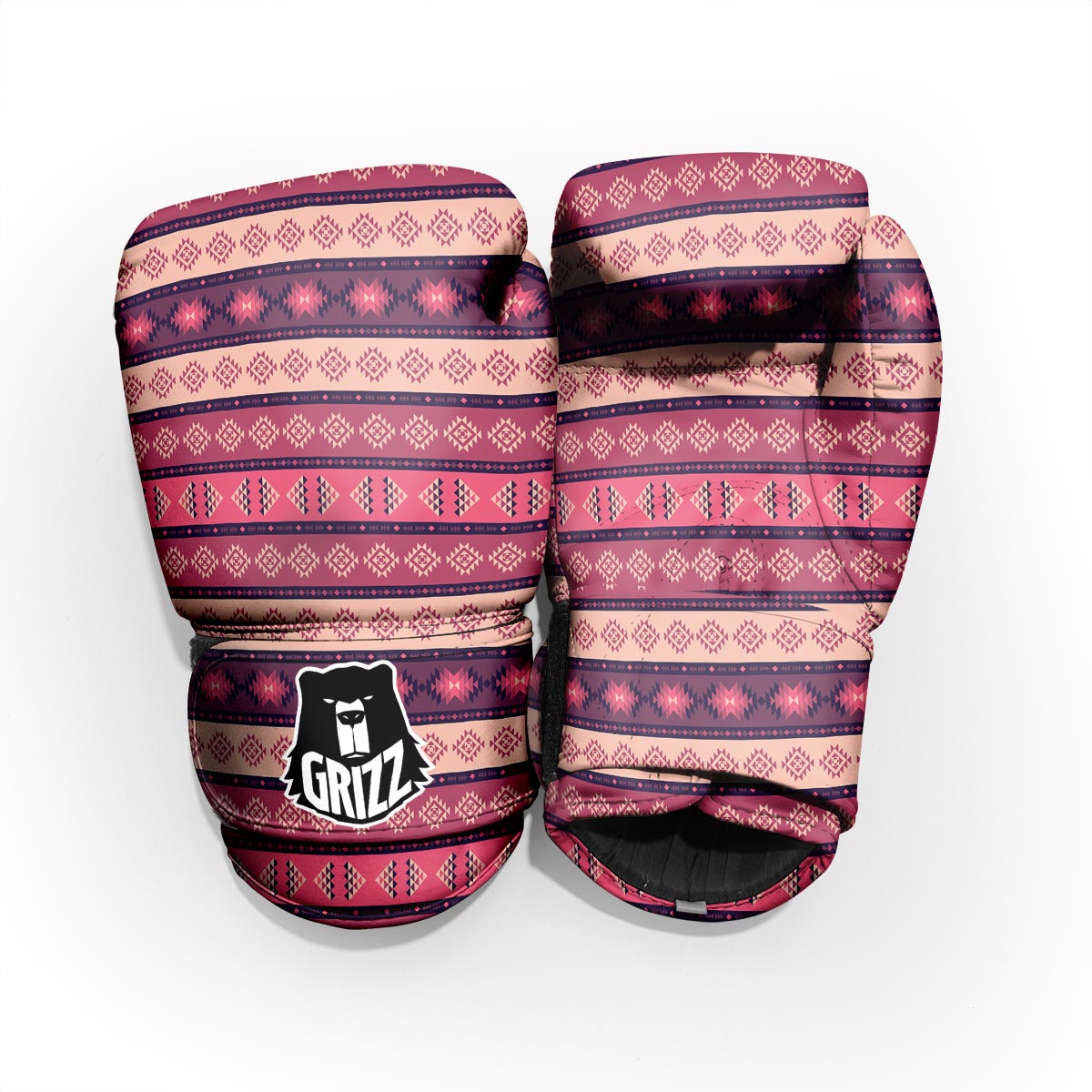 Stripe Southwestern Print Pattern Pro Boxing Glove