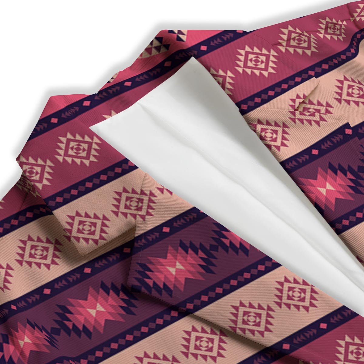 Stripe Southwestern Print Pattern Women's Blazer-grizzshop