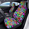 Striped And Colorful Dolphin Print Pattern Car Seat Covers-grizzshop